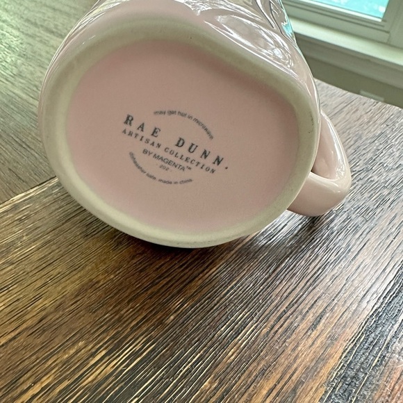 Rae Dunn light pink KISS ME coffee mug - Picture 3 of 4